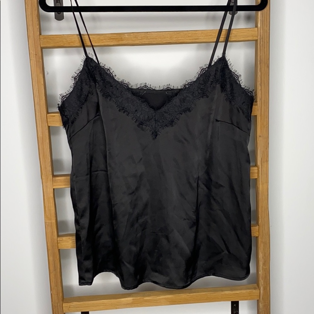 Lacey Satin Black Cami size S